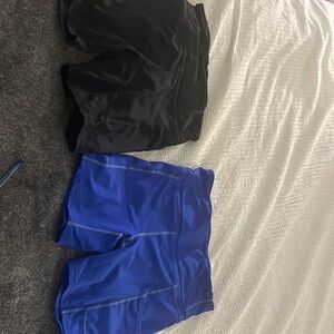 2 pair biker shorts